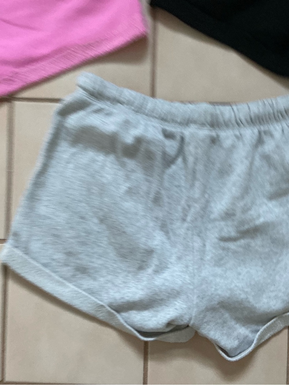 Lot Of 3 Victoria's Secret PINK Boyfriend Shorts Sz Small Gray, Black, Pink - Picture 8 of 8